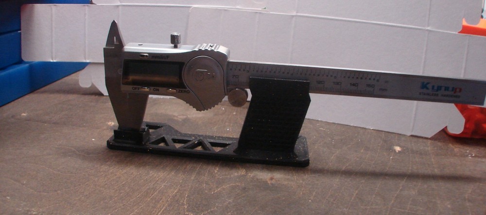 Caliper Stand Desktop, Loading Bench, Toolbox, and Presentation