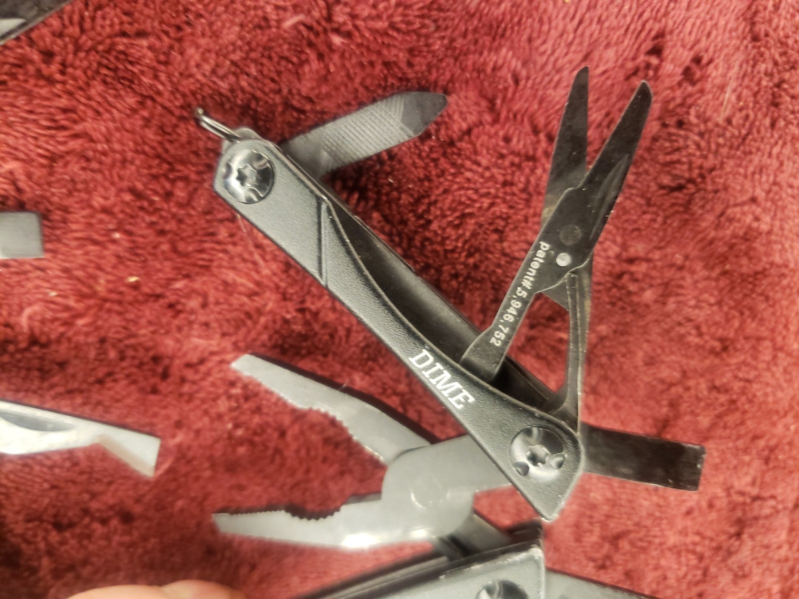 Lot of 2 Gerber Multi Tool Dime multiplier Black & Purple