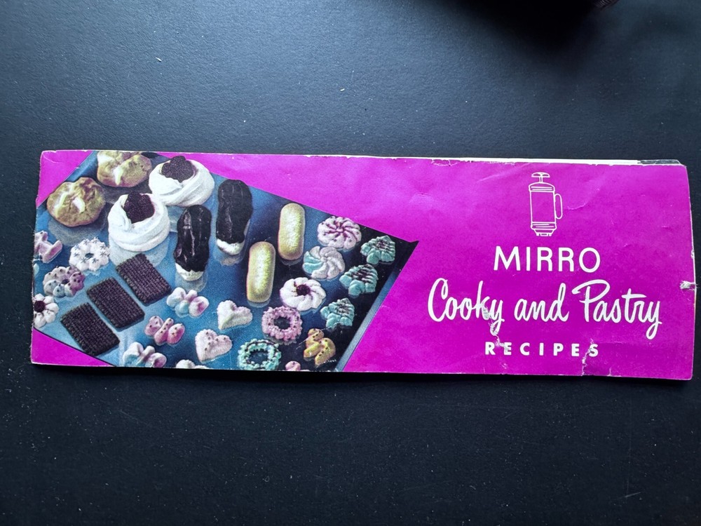 Vintage Mirro Cookie Press - 12 Discs and tips