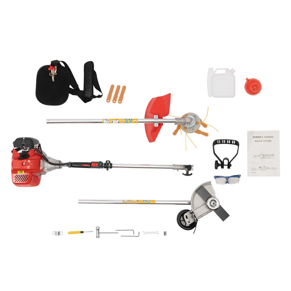 2 Stroke Engine 43cc Gas String Trimmer Lawn Wacker Weed Trimmer Air-cooled US