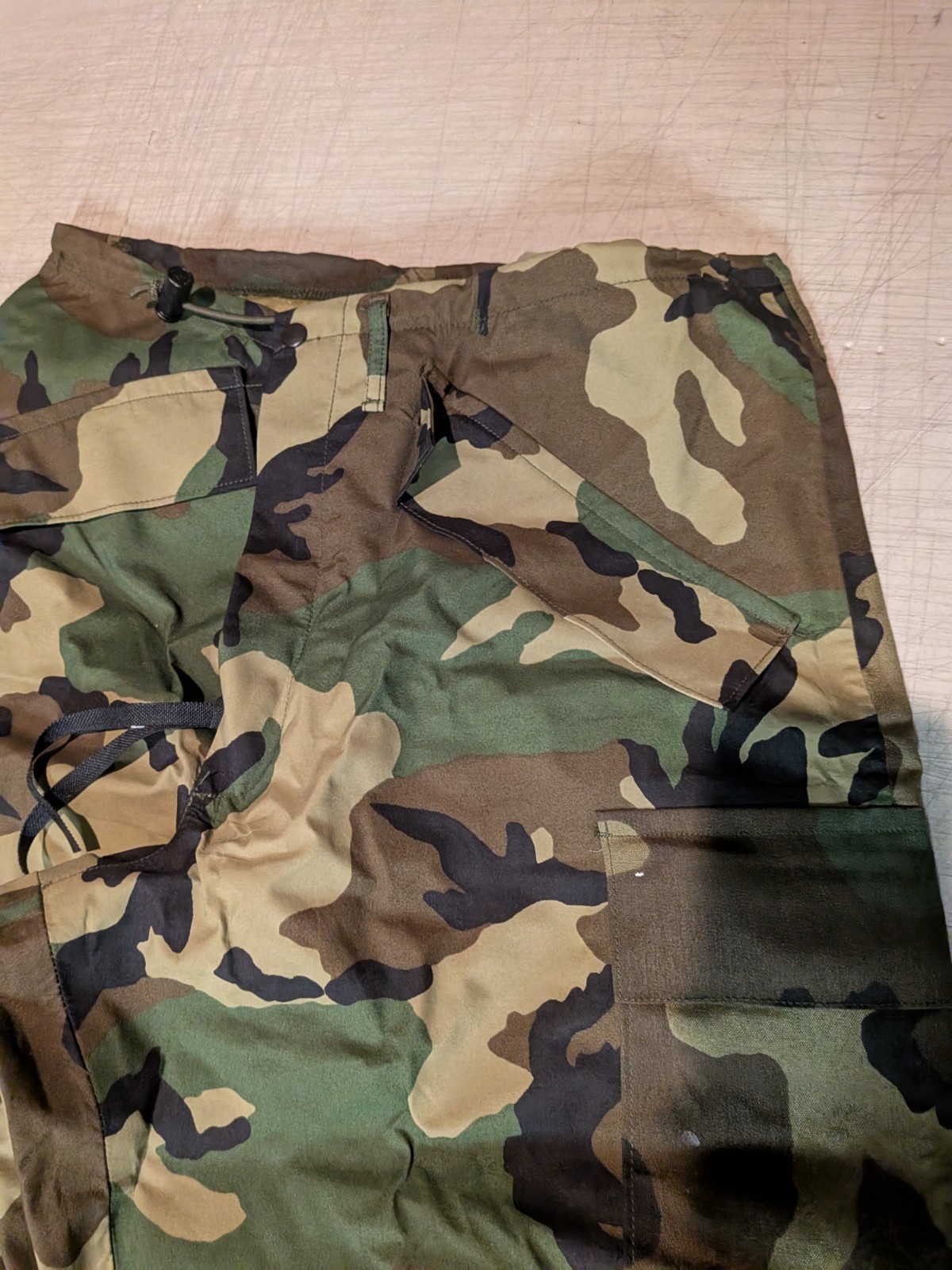 Military Cold/Wet Weather Trouser Woodland BDU Gore-Tex Pants Small/Regular