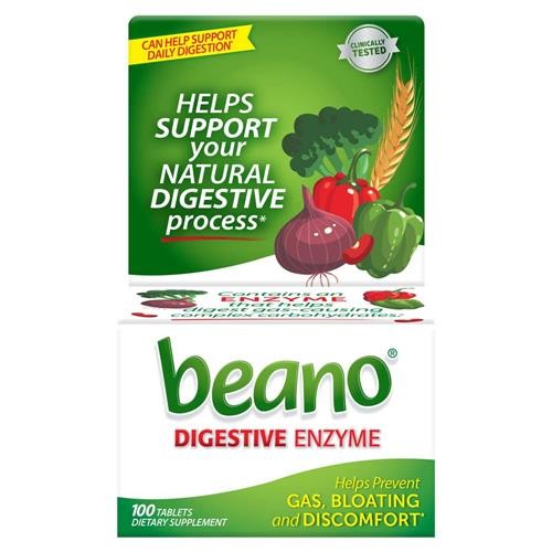Beano Digestive Enzyme 100 Tablets