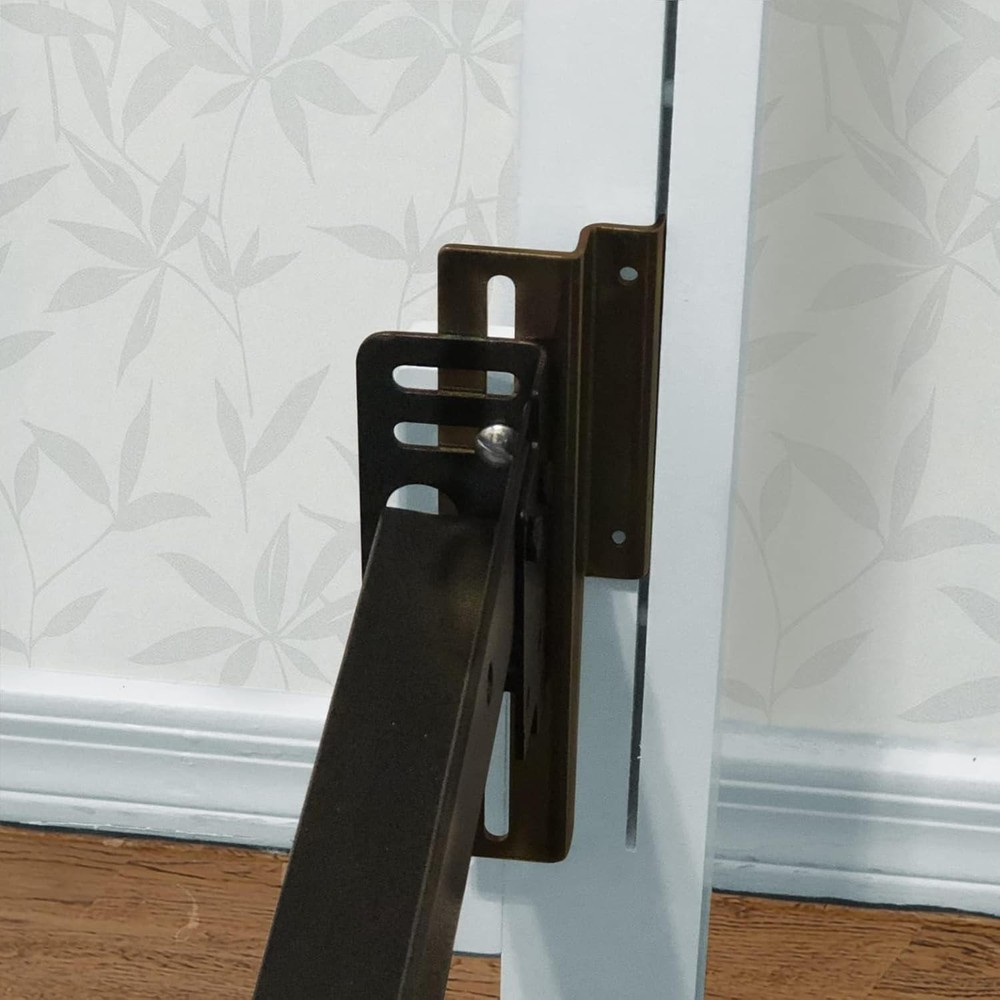 Headboard Adapter Brackets, Bed Frame Hooks, Black