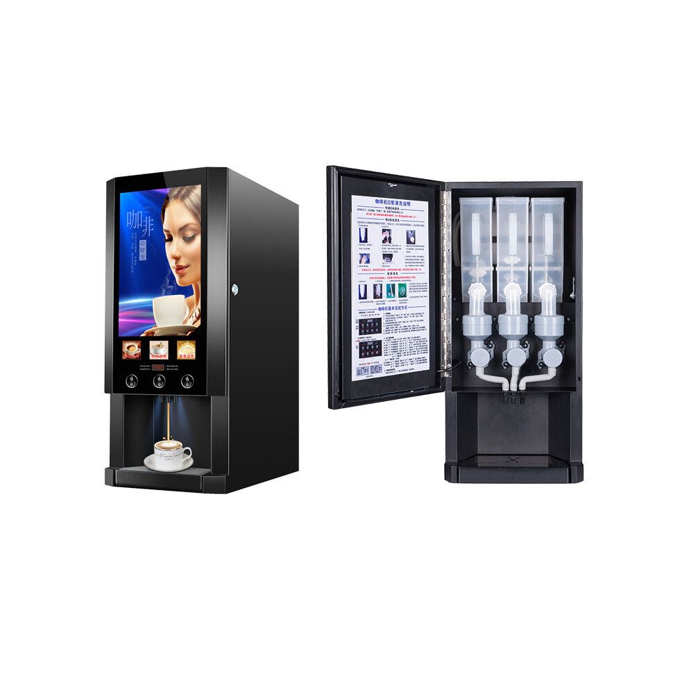 Commercial Instant Coffee Maker Office Coffee Machine 3 Flavors Coffee Machine