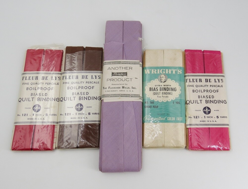 Vntg Quilt Binding - Multiple Colors