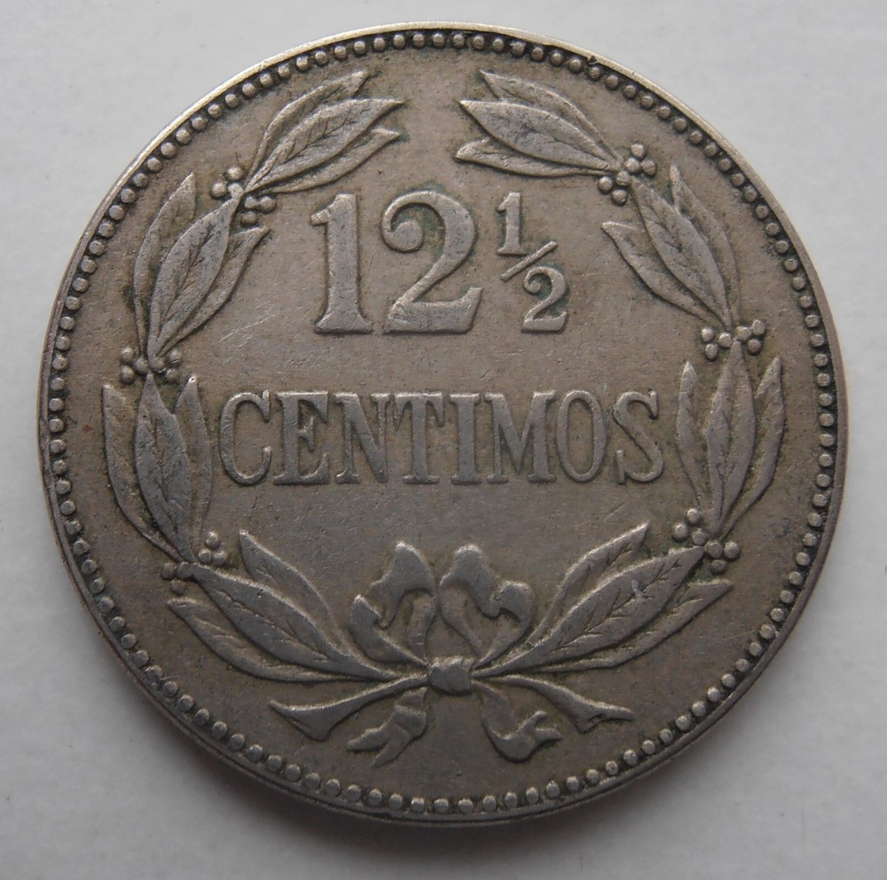 VENEZUELA 12 1/2 CENTIMOS 1945