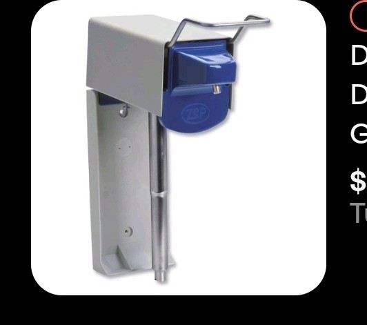 Zep Commercial D-4000 Plus Dispenser - Metallic Gray, Blue