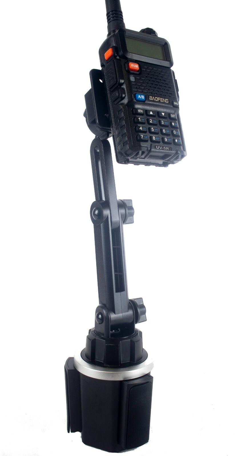 Car Cup Holder Mount for BaoFeng Radioddity Arcshell Icom Kenwood Yaesu HH Radio