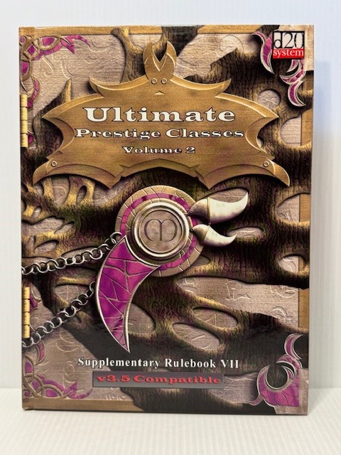 Ultimate Prestige Classes Vol 2 Supplement Rulebook Dungeons & Dragons D20