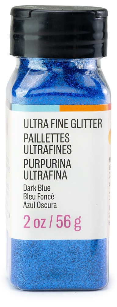 CousinDIY Extra Fine Glitter 2oz-Dark Blue