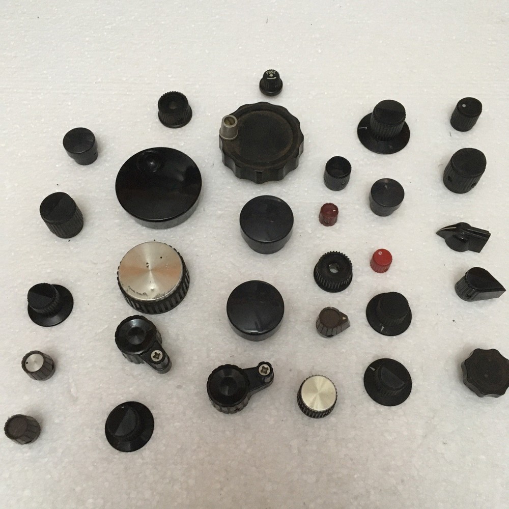 Vintage Electronic Knob Lot Quantity 30 Lot 2
