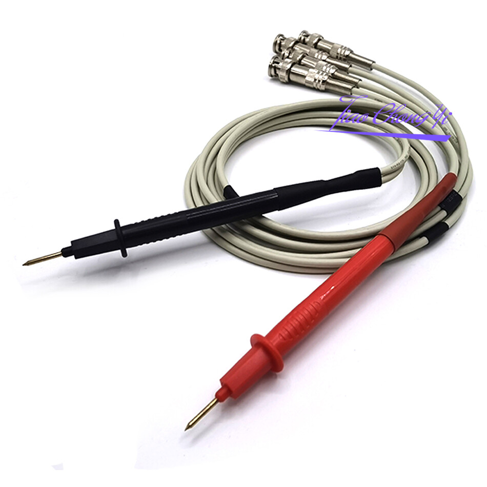 Capacitance Resistance Diode Test for LCR Meter with 4 BNC plug Test Wire