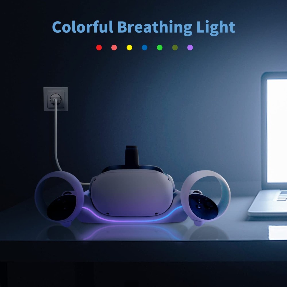 Veer Charging Dock for Quest 2,VR Headset Charging Stand Compatible with Meta VR