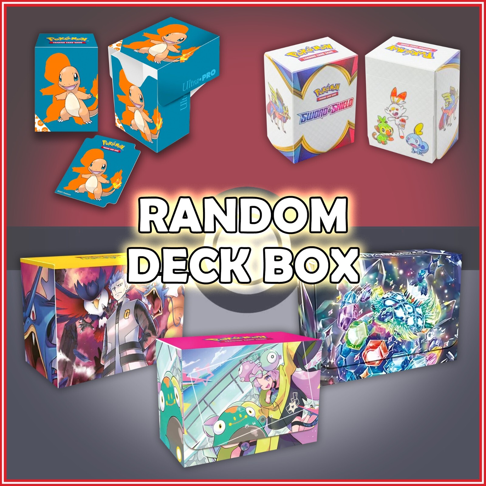 OFFICIAL POKEMON TCG RANDOM DECK BOX PREMIUM PRODUCTS FIT SLEEVED DECK 🔥