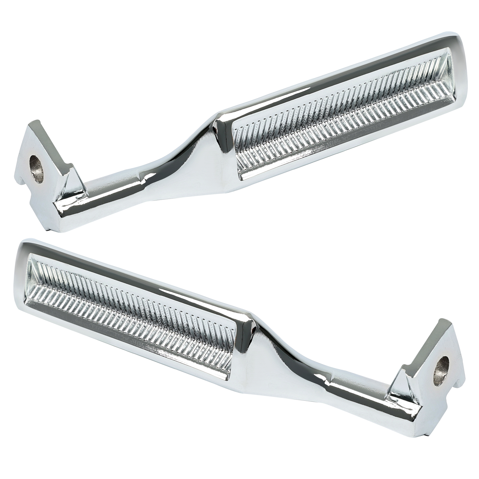 Chrome Metal Inside Interior Door Handle Pair For F-150 F-250 F-350 Bronco 87-96