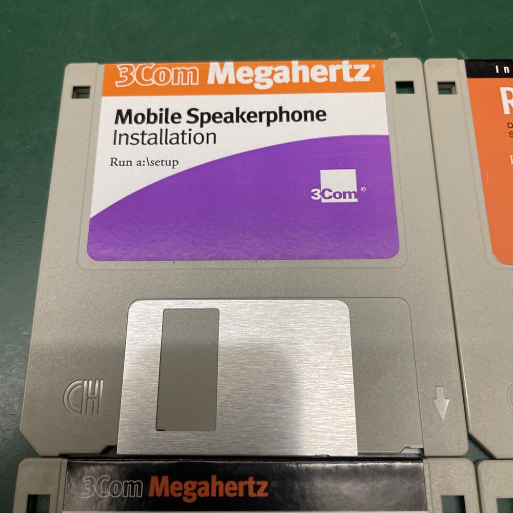 Vintage 1995 3Com Megahertz Modem Fax PC Computer Software 3.5" Floppy Disk