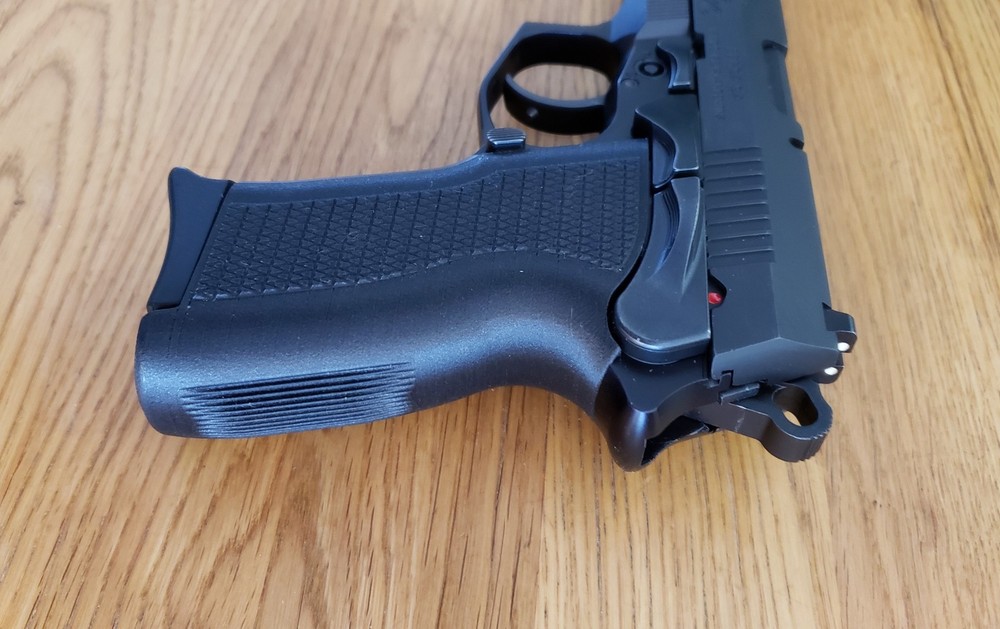 Bersa TPR9C Compact Pistol Grip Upgrade, Enhanced Texture & Backstrap, Thunder.