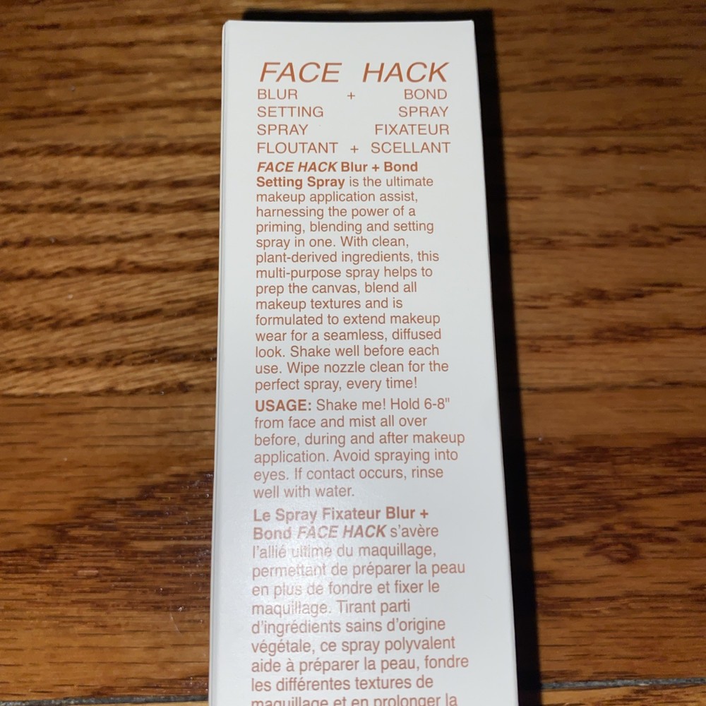 Freck Beauty Face Hack Blur&Bond Setting Spray 100ml NIB