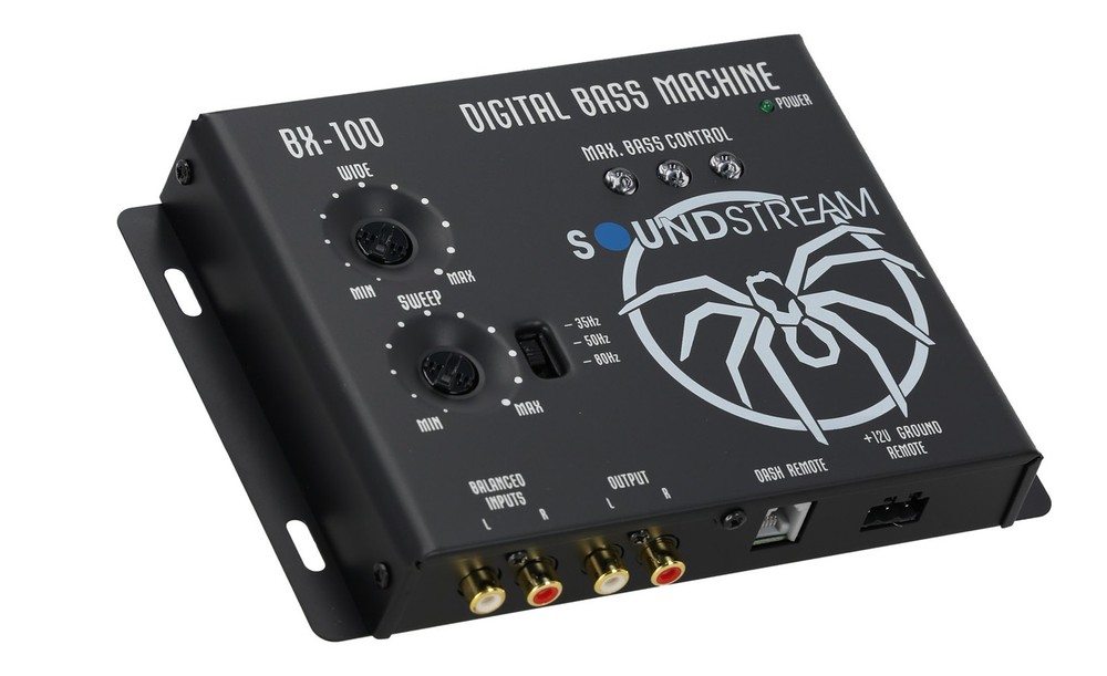 SOUNDSTREAM BX-10D DIGITAL Bass Reconstruction Sound Processor+(2) RCA Cables