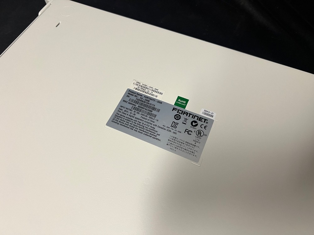 Fortinet FortiGate 200B FG-200B Firewall Security Appliance