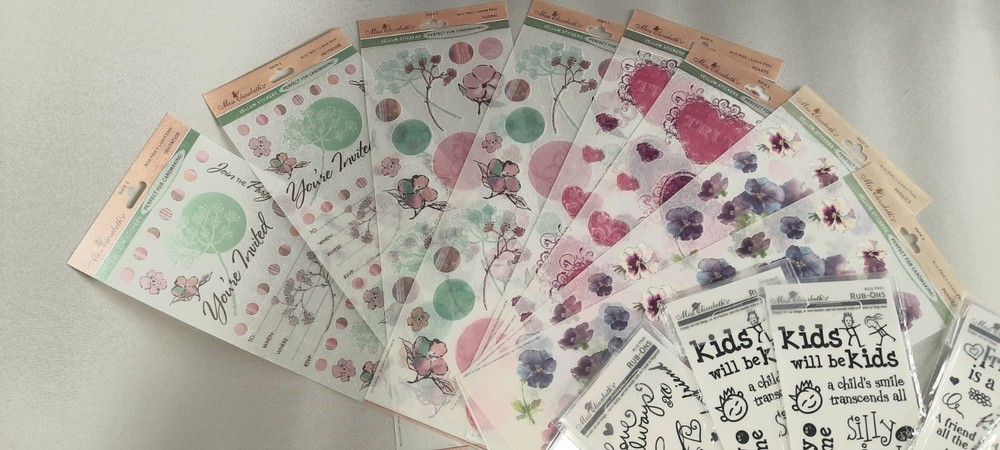scrapbooking supplies lot