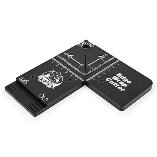 Aluminum Edge Wrap Cutting Template Tool, Template Ruler Drafting Tools for