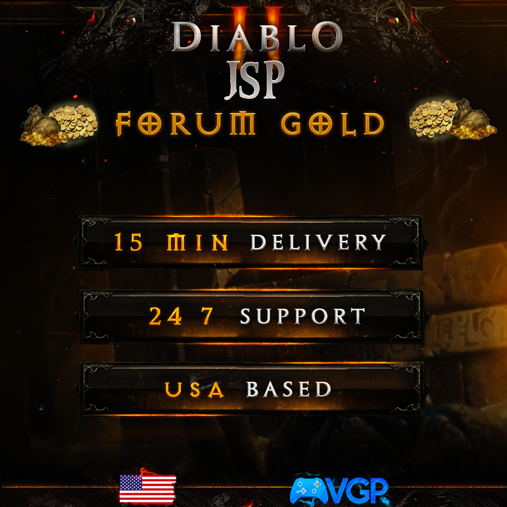 D2JSP Forum Gold FG 🔥 1-20K FG 🔥 D2R Diablo 4 D4 FG D2JSP FG ✔️ Fast & Safe