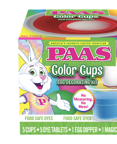 PAAS Easter Egg Decorating and Dye Kit , Color Cups, 1 Kit