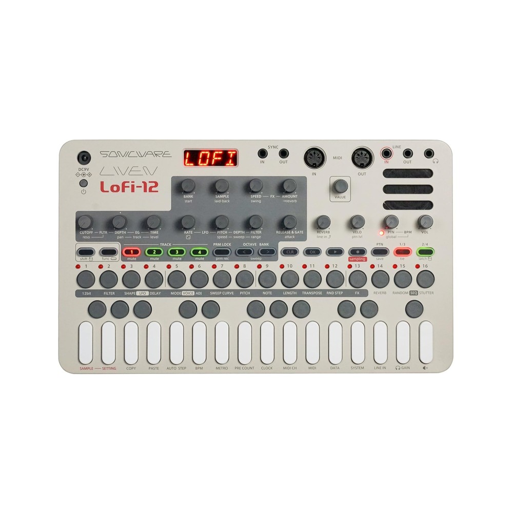 Liven Lofi-12 [Lo-fi Groovebox & Sampler] Retro sampling with 12bit Sampler m...