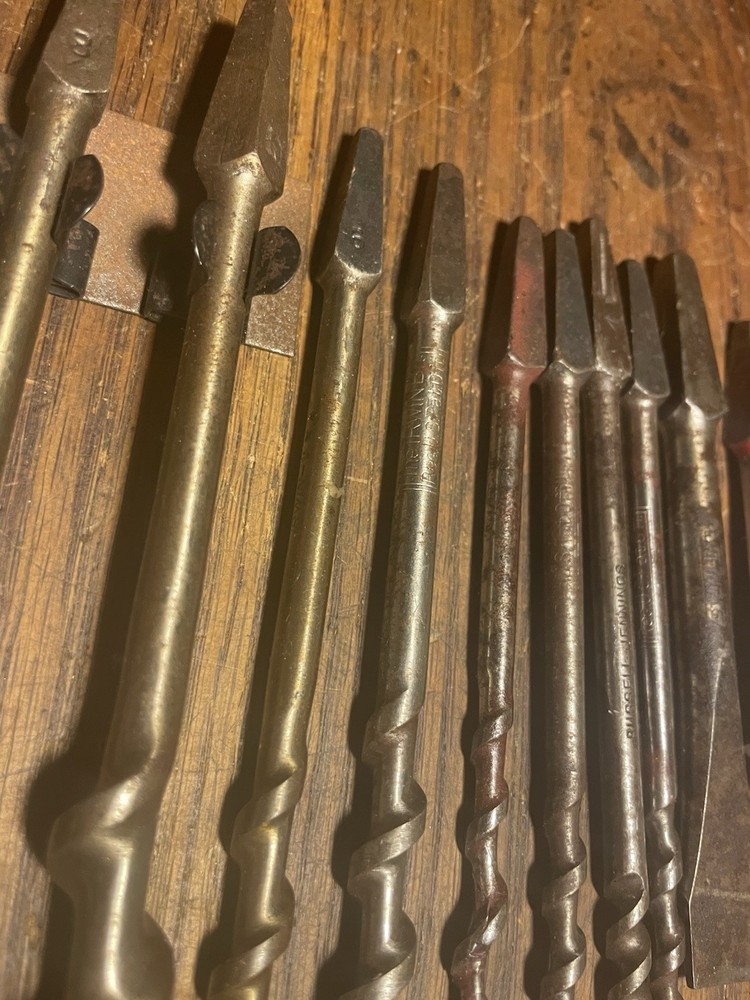 Vintage 13pc Assorted Auger Drill Bits Screwdriver Countersink WoodworkinALL USA