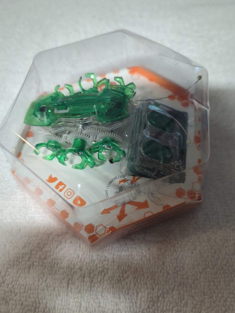 HEXBUG Battery Powered Robot Micro Robotic Hex Bug Green Beetle New