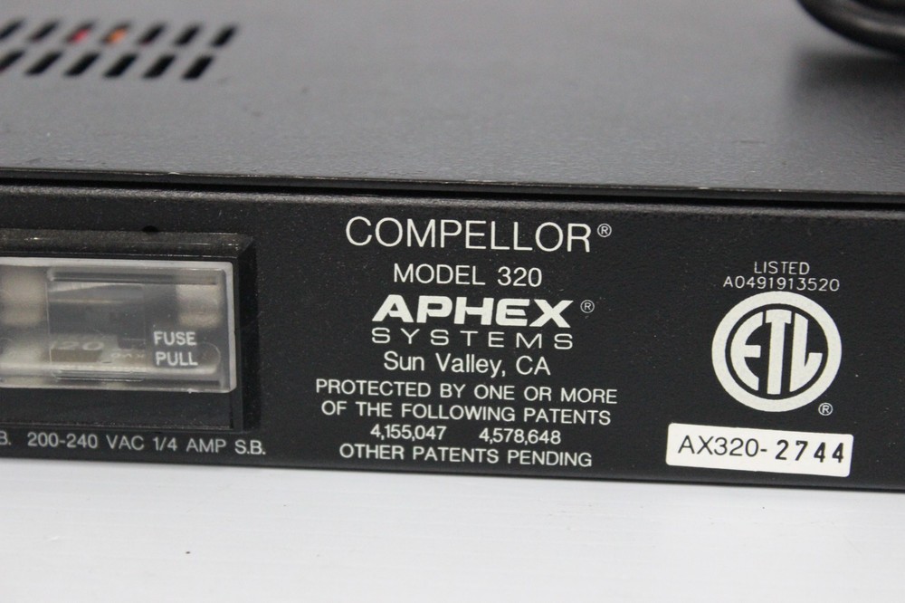 APHEX Compellor 320a Compressor