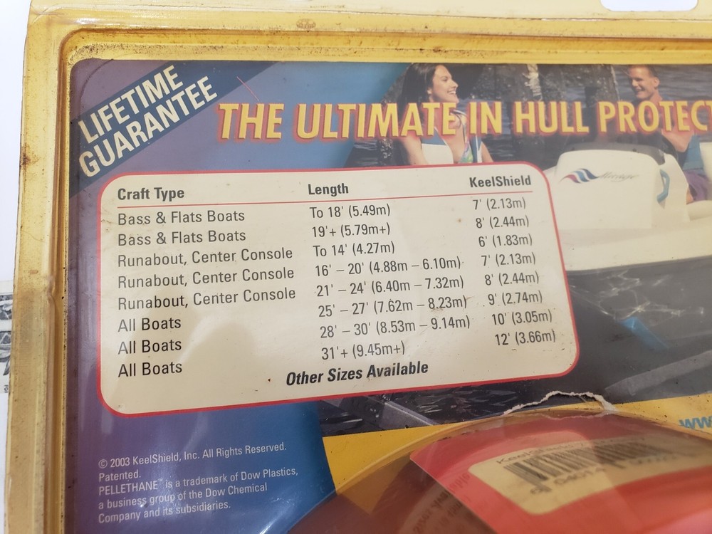 3M - Keel Shield Hull Protector - 7ft. Kit - Light Gray - Vintage NOS -- READ