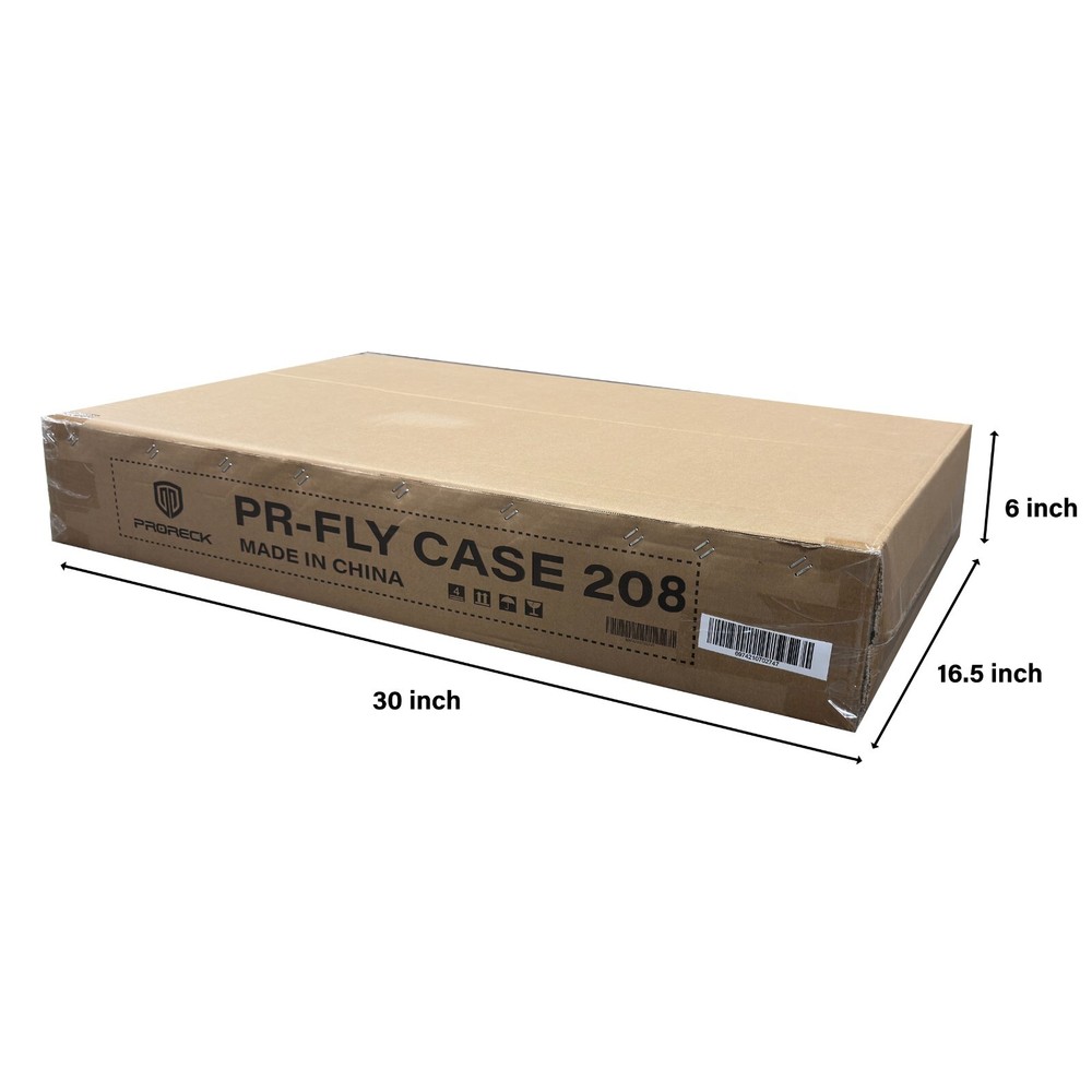 PRORECK Dual 8'' Powered Array Speakers Full Range 4000W P.M.P.O with Fly Frame