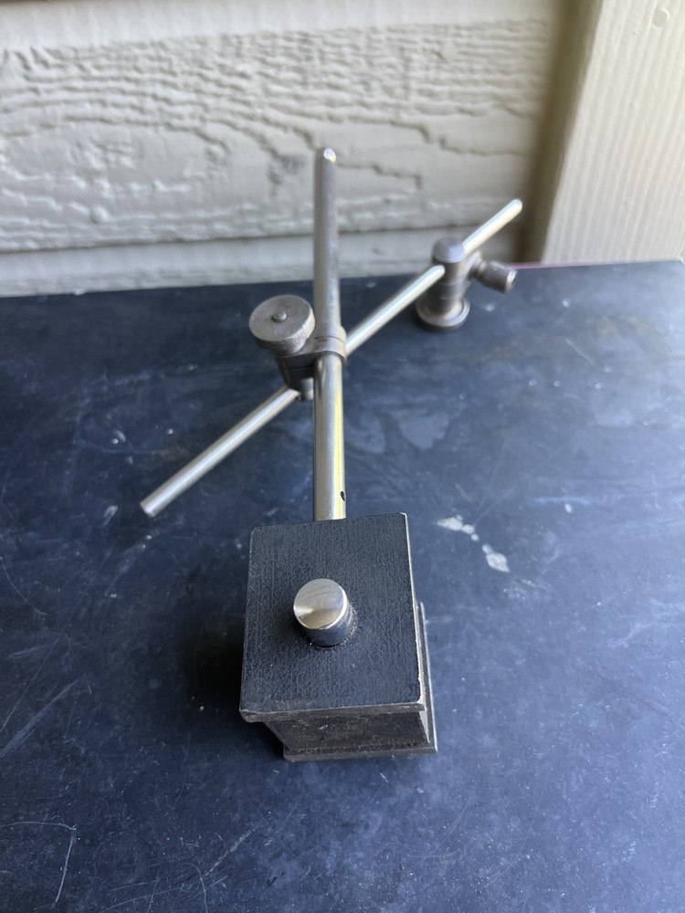 STARRETT MAGNETIC BASE #657 with INTICATOR RODS