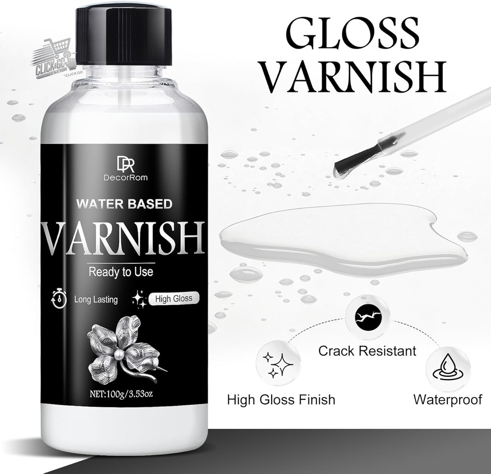 200ml Liquid Silver Paint - Super Shiny And Rapid Silver Leaf Effect Kit