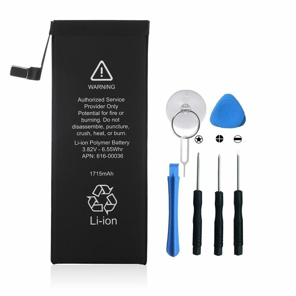 New Battery For iPhone 6s Internal Flex Cable Replacement 1715mAh + Tools & Tape