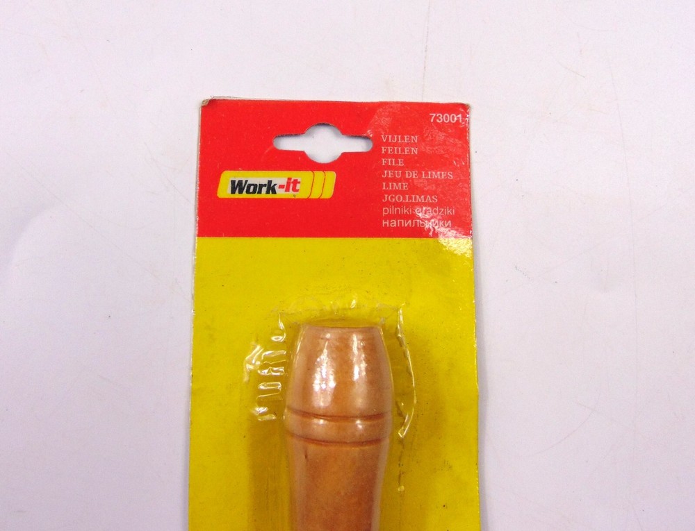 Work It Woodworking File Hand Tool with Wooden Handle