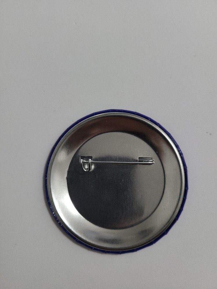 A Step Forward. A New Direction. 2.5" Blue Button Pin Pinback K2-3
