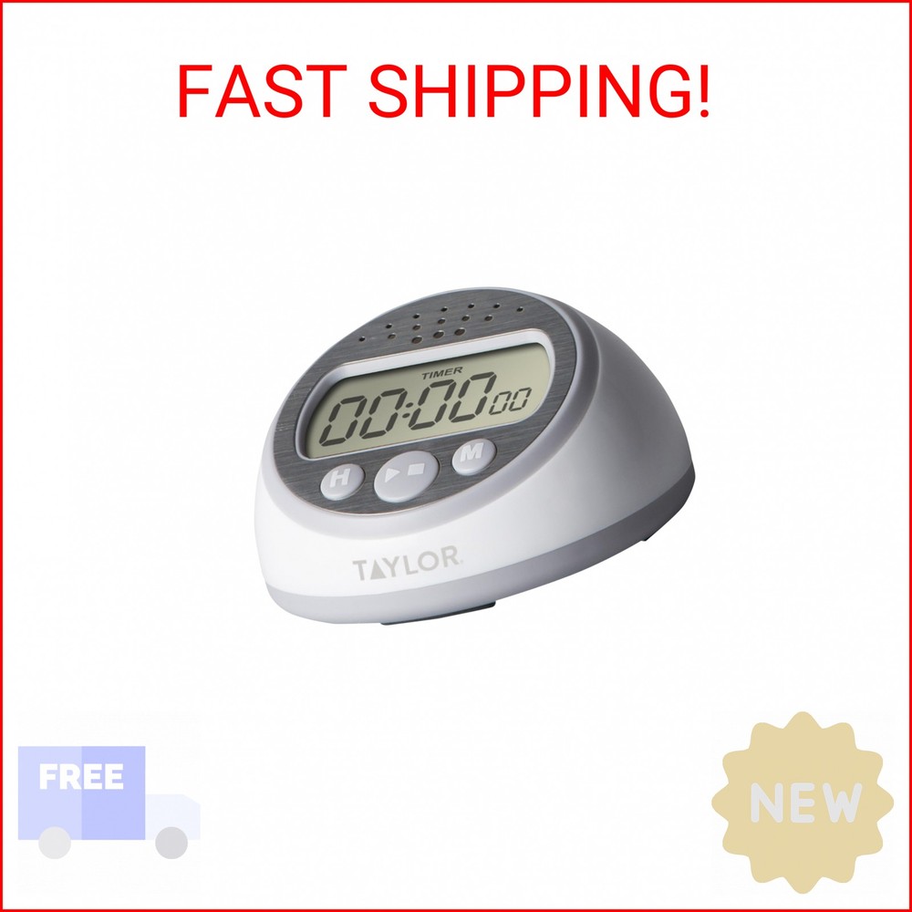 Taylor Digital Timer Counts Up and Down for School, Learning, Projects, and Kitc