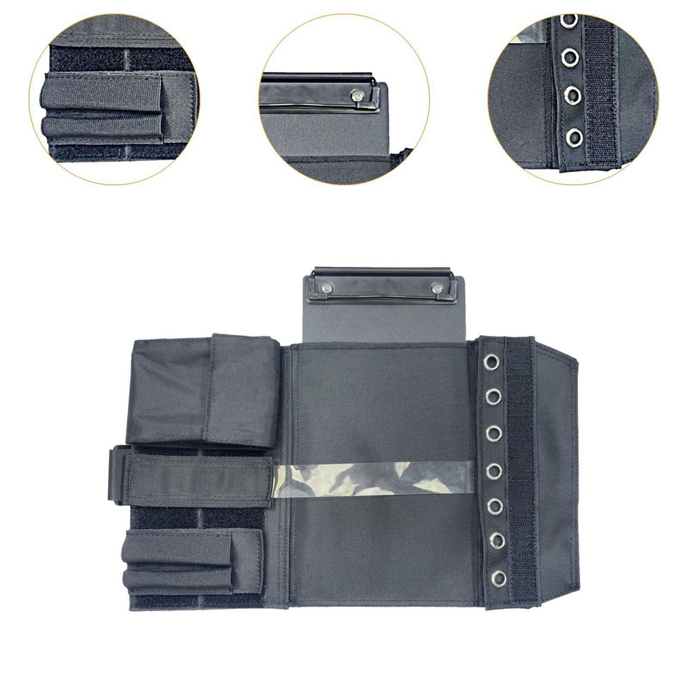 Aviation Leg Strap Board Pilot Notepad Holder Organizer Wide Elastic Strap Pilot