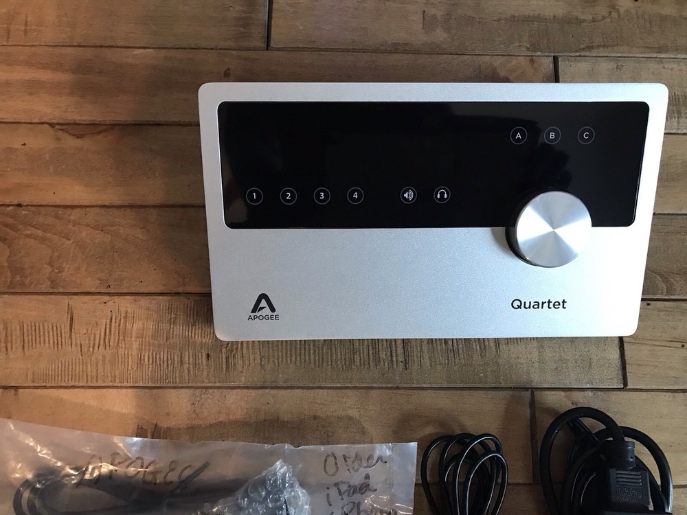 Apogee Quartet USB Audio Interface with Power Adapter And USB Cables