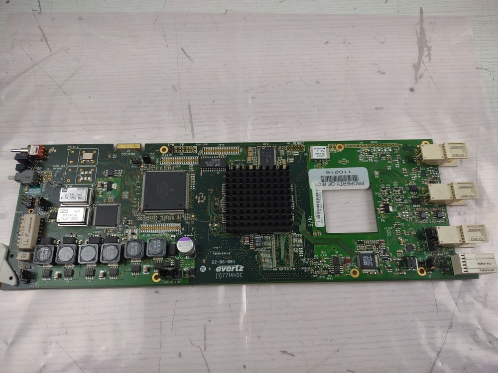 Evertz 7714HDC High Quality Downconverter Module Image Enhancement