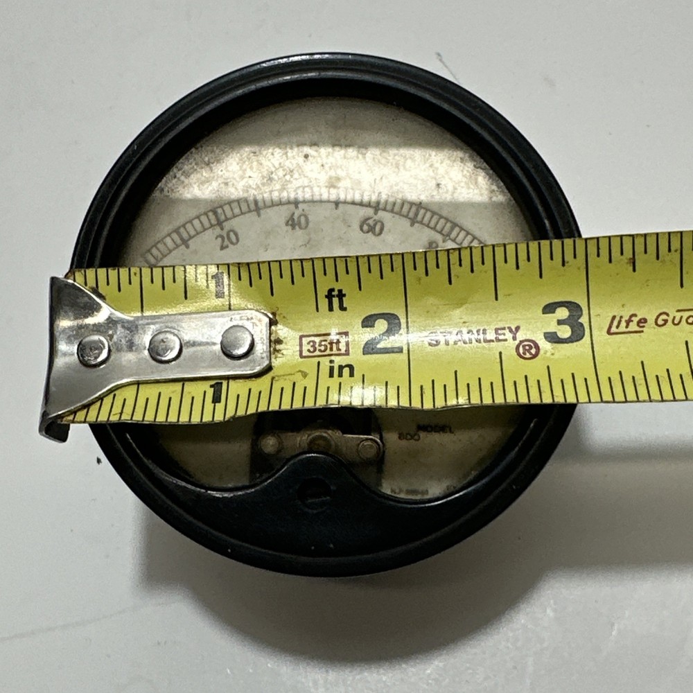 General Electric Type D0-40 Model 8D0 Cycles Per Sec Panel Meter