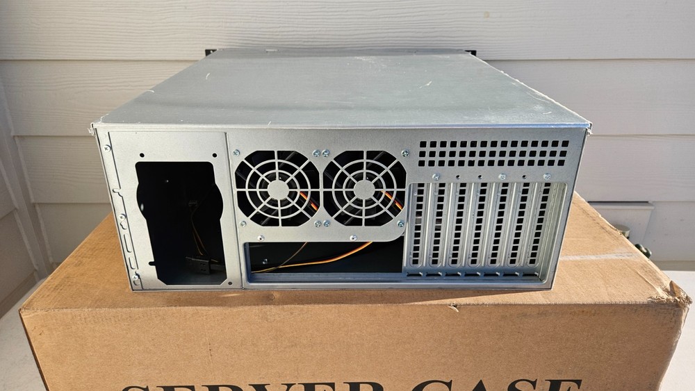 4U Rackmount Server Ai 19" Short Depth Chassis Computer Case 15-Drive Bays