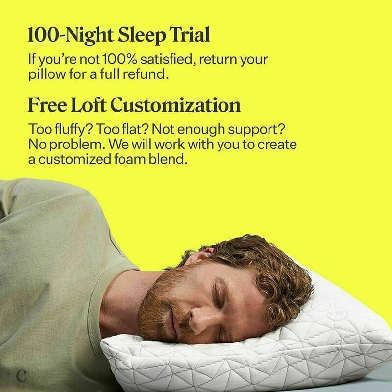 USA Coop Home Goods Premium Adjustable Loft Pillow Queen New