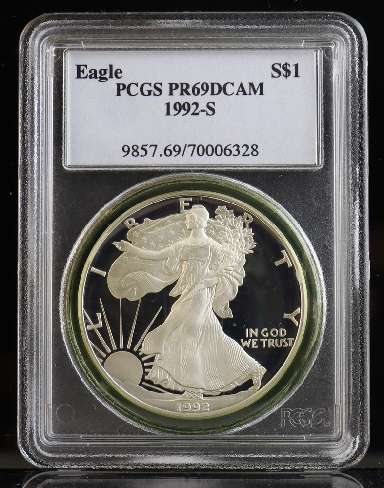 1992-S American Eagle PCGS PR69DCAM