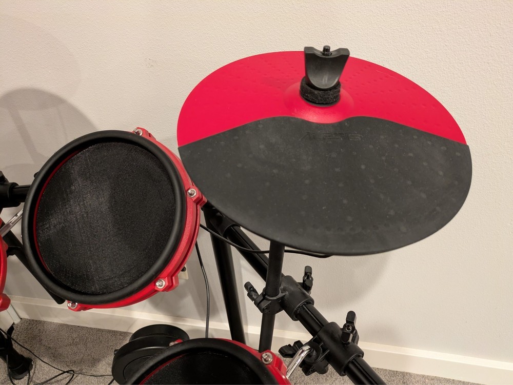 Alesis Nitro Mesh Electronic Drum Kit Red, pre owned