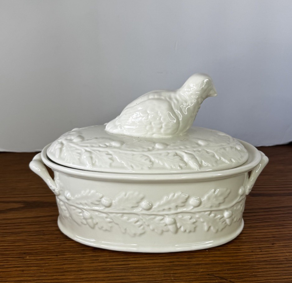 Ceramic Bird Oval Center Piece