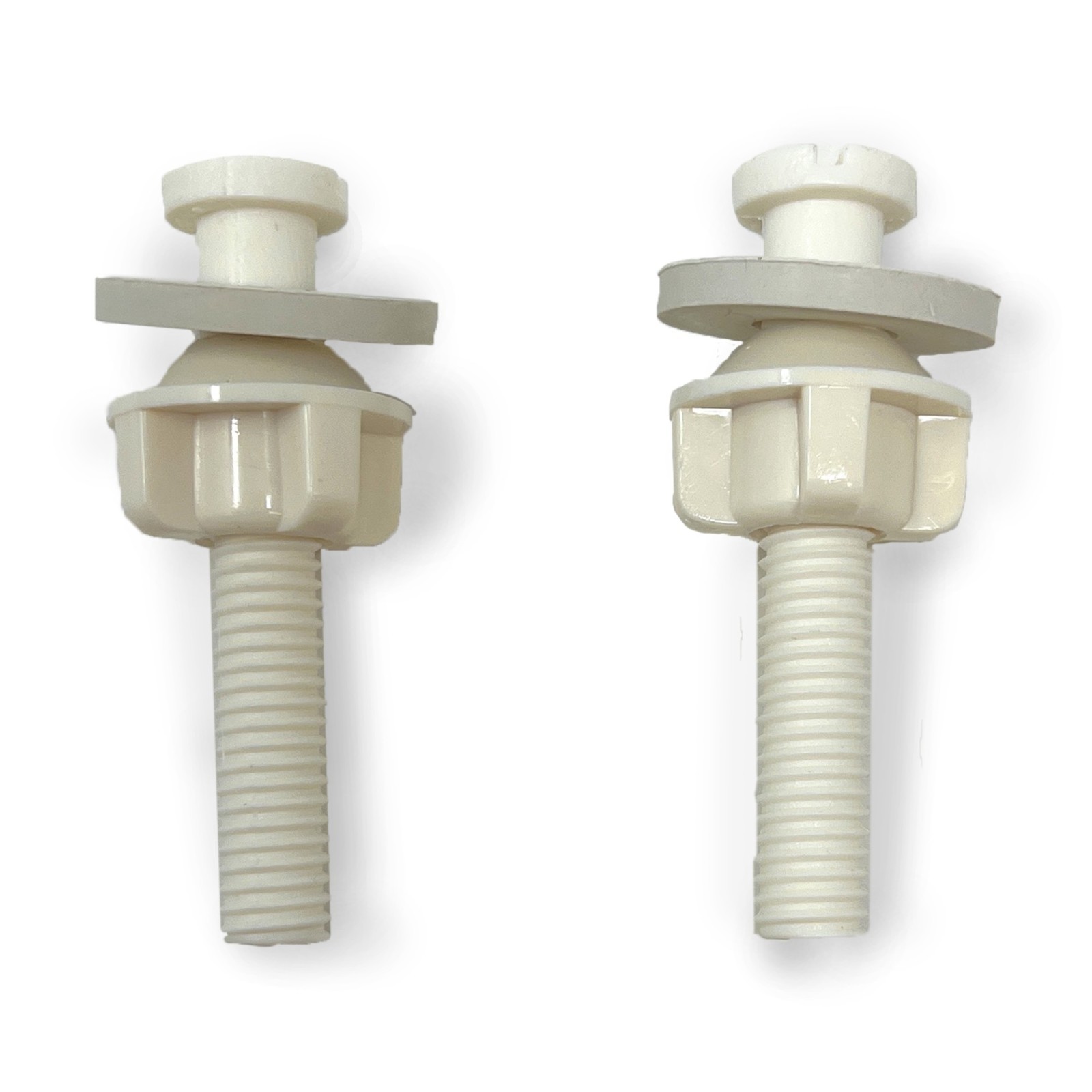 Toilet Seat Screws Replacement Plastic Toilet Seat Hinge Bolt Screws with Nuts